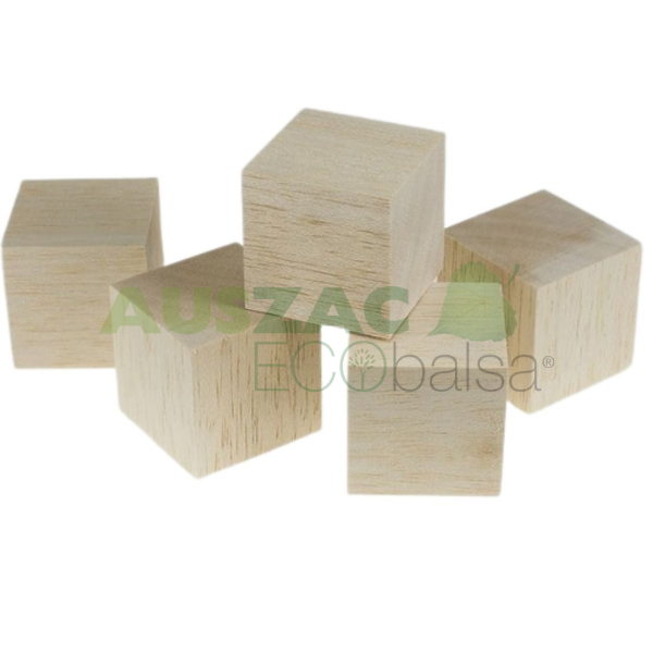 Balsa Wood Craft Cubes — Naturally Craft