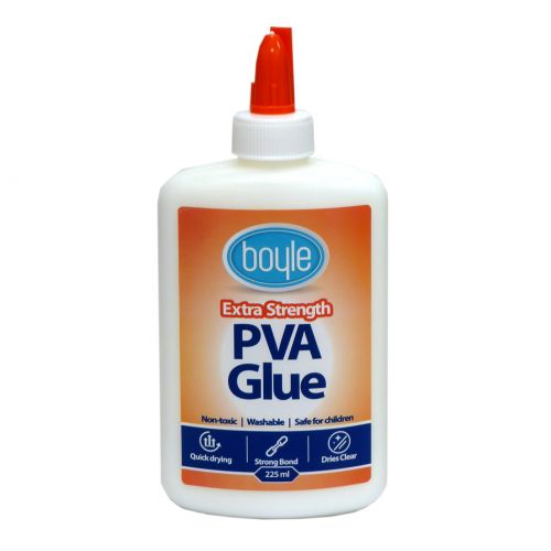 Clear Washable PVA Glue (Box of 6) Craft Supplies
